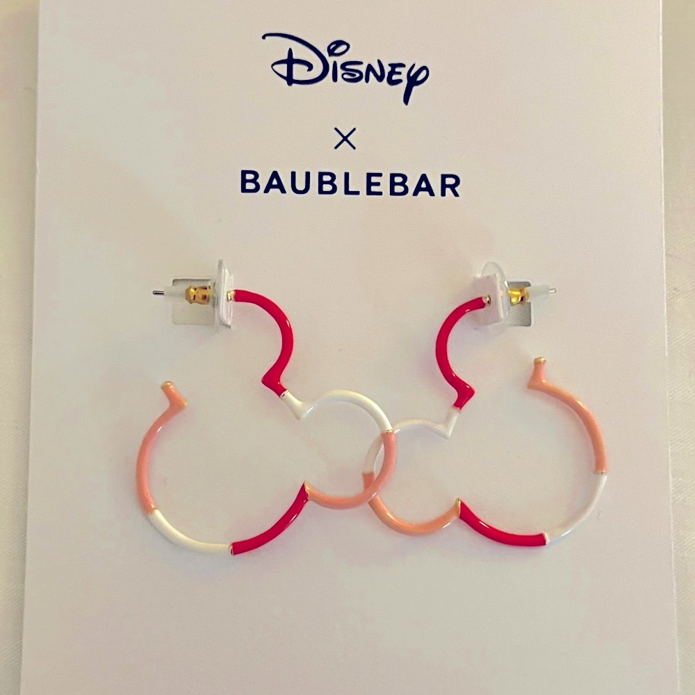 NEW: Disney BaubleBar Mickey Mouse Hoops